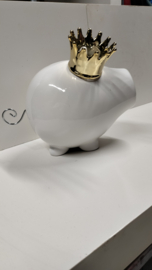 SP Spaarvarken met gouden kroontje