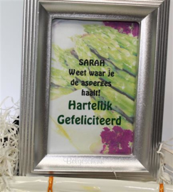 Sarah cadeau pakket voor de Asperge liefhebber