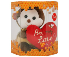 Knuffel Bij  "Bee My Valentine"