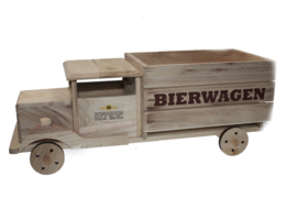 Bierwagen cadeau voor Valentijn met liefdes boodschap