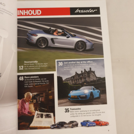 Porsche Insider Magazine Summer 2016 – Porsche 718 Boxster Cover + Original Historic Grand Prix Postcard – Mint Condition
