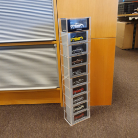 Porsche Hängevitrine für Modellautos im Maßstab 1:43 (10 Stück)