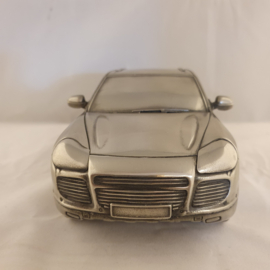 Porsche Cayenne 1:18 - Presse-papier en étain argent