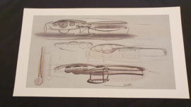 Porsche 911 996 Dashboard Designstudie - 59 x 33 cm - Matthias Kulla