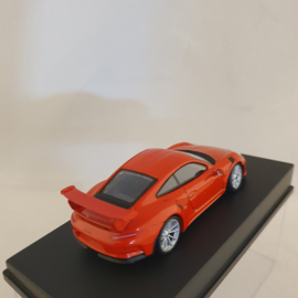 Spark Models 1:64 Porsche (991) GT3 RS 2016 Lava Orange – Y071 with Case