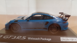 Porsche 911 (991.2) GT3 RS Weissach package 2018 - Miami Blue