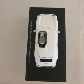 Porsche 911 Carrera 3.2 Speedster Clubsport 1987 Grand Prix blanc 1/43 Spark S2041