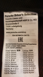 Porsche Bodywarmer Driver Experience WAP527 - unisex