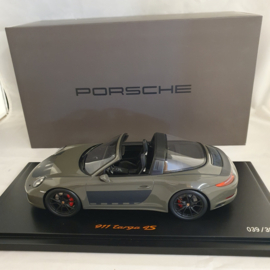 Porsche 991 Targa 4S 2018 gris 1:18 - WAX02100029
