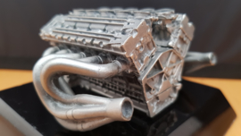 Porsche Carrera GT engine scale model  on plinth