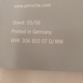 Porsche Cayman (S) Hardcover Brochure 2007 - DE WVK30681007