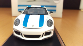 Porsche 911 (991 II) R Wit met blauwe striping