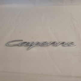 Emblème Porsche Cayenne chrome 18 cm