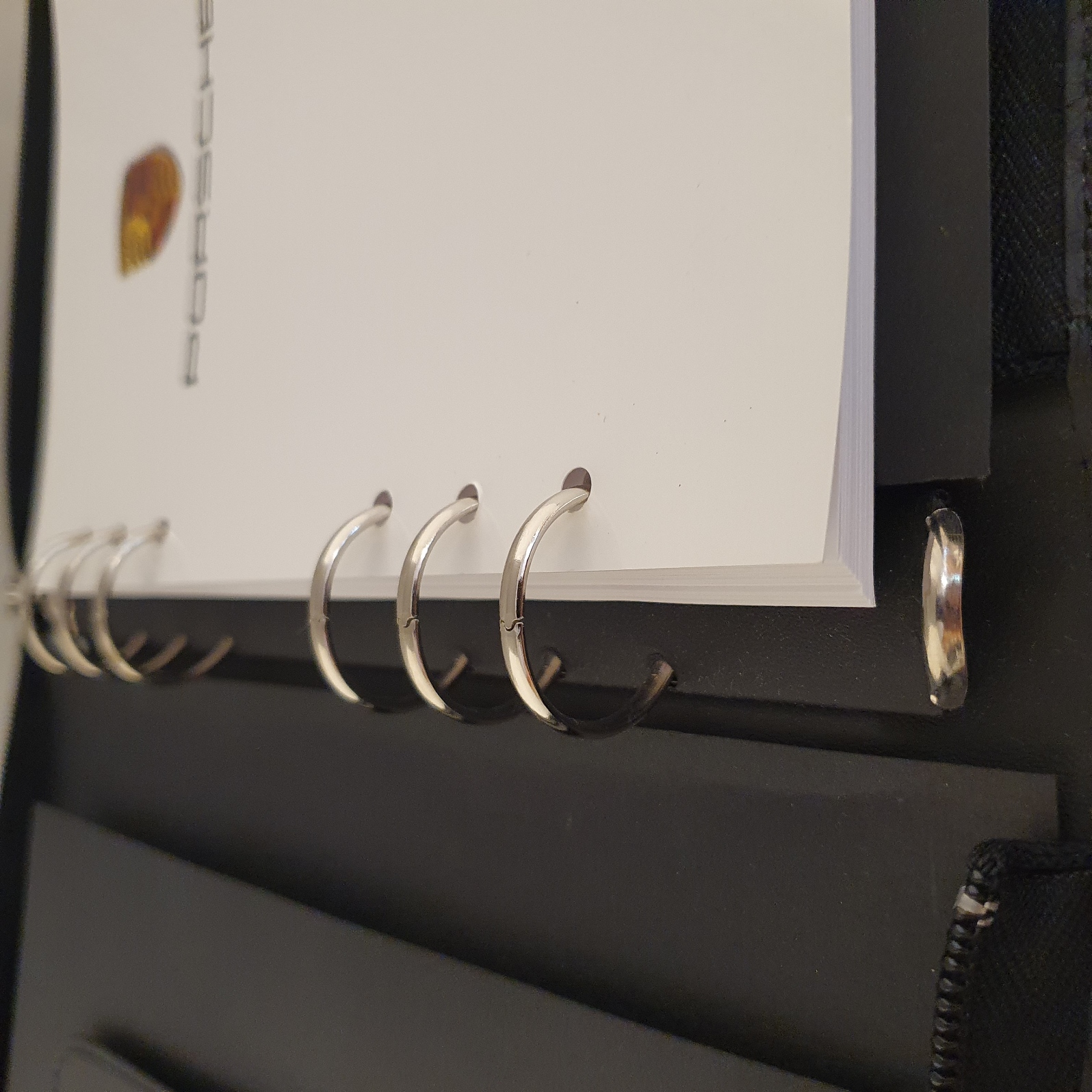 Black leather organiser Porsche Design - WAP0300080C