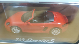 Porsche 718 Boxster S type 982 - India Red - 2016