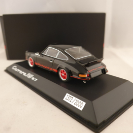 Porsche 911 Carrera RS 2.7 1973 Zwart/Rood 1:43 Spark - WAP0201160PRS2