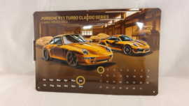 Porsche 911 Turbo Classic Series eeuwigdurende (bureau)kalender