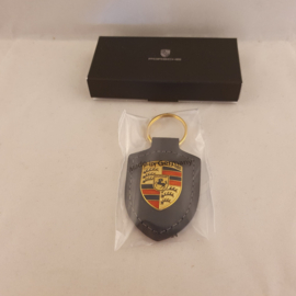 Porsche keychain with Porsche emblem - grey WAP0500970H