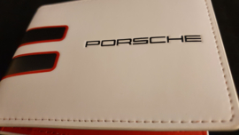 Porsche Motorsport - Rijbewijs en kenteken mapje van echt leer