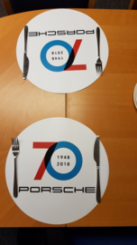 Porsche 70 Jahre Jubiläum Aufkleber