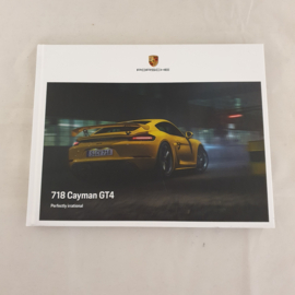 Porsche 718 Cayman GT4 Hardcover Broschüre 2020 - NL