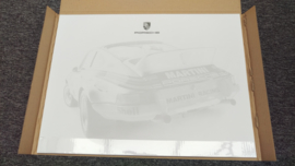 Porsche paper desk pad