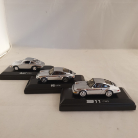 Porsche 40 Jahre 911 Chrom Set 1963-2003 1:43 - Minichamps