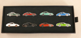 Porsche 911 Lapel pinset Timeless Machine - 1963-2020