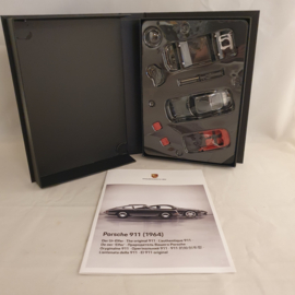 Porsche 911 (1964) La première 'Elfer' 1/43 à construire soi-même sous forme de livre