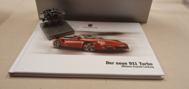 Porsche 911 997 Turbo Bloc moteur Sculpture avec VTG et brochure