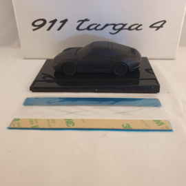 Porsche 911 991 Targa 4 - Paperweight on pedestal