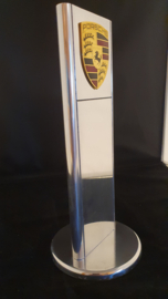 Porsche desktop pylon with logo - Porsche dealer edition polished