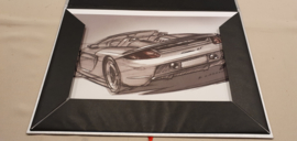 Porsche Carrera GT sketch - Gift folder owner