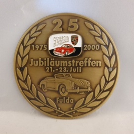 Plakette - Porsche 356 Club Deutschland - Jubiläumstreffen Fulda 2000