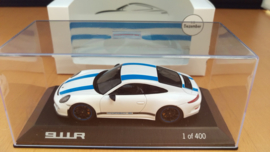 Porsche 911 (991 II) R Wit met blauwe striping