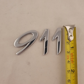 Porsche embleem 911 3cm hoog