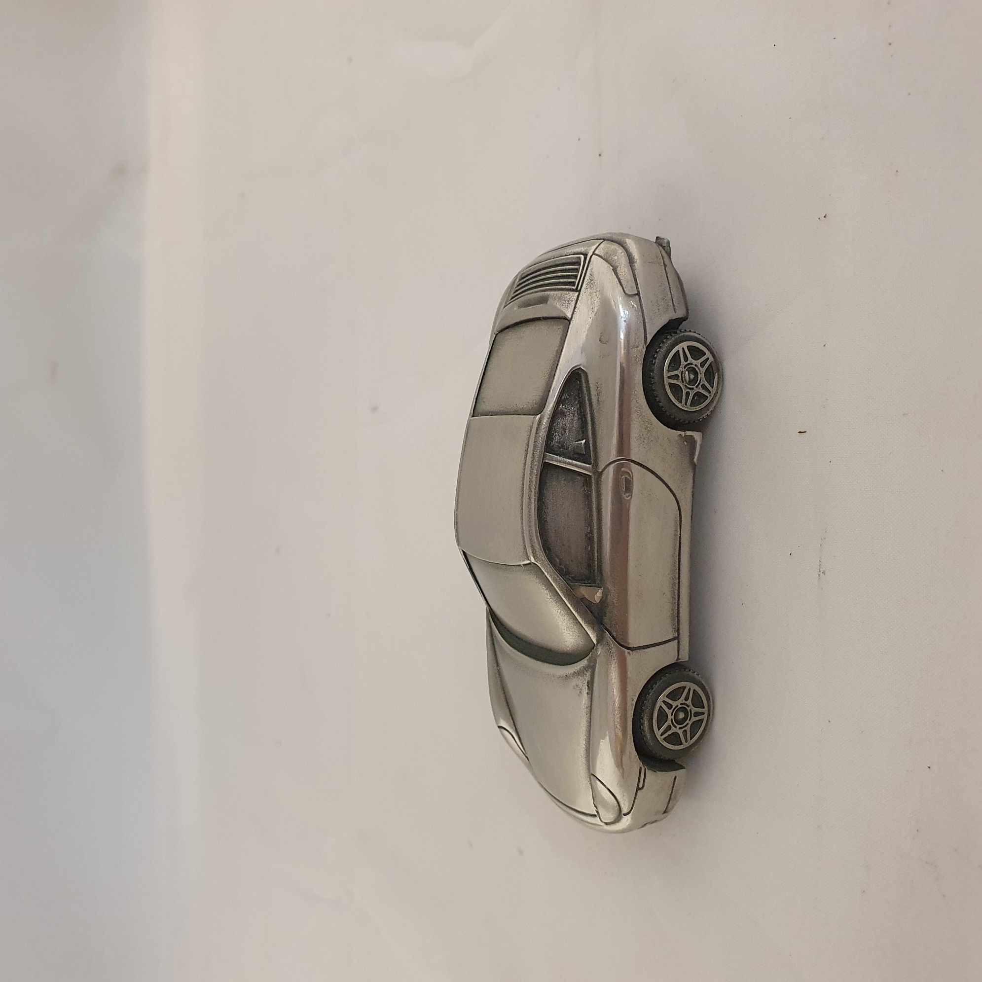 Porsche 911 996 Carrera 1:43 - Presse papier van zilvertin