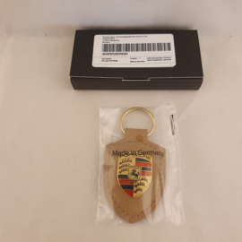 Porsche sleutelhanger met Porsche embleem - beige WAP0500980H