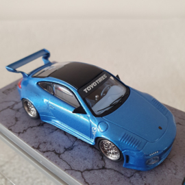 Porsche 997 Old and New Slantnose blue 1/64 Tarmac - T64-TL053-BLM