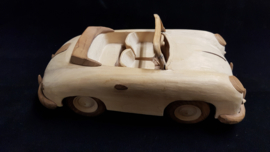 Porsche 356 cabriolet - model of wood