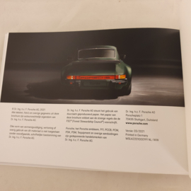 Porsche 911 992 Turbo Hardcover brochure 2022 - Dutch