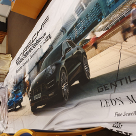 Porsche Dealer Mega XL Banner - 600 x 300 cm