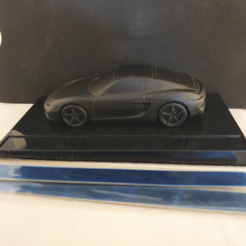 Porsche 981 Cayman - Paperweight on pedestal - Porsche Museum