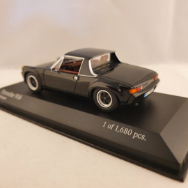 Porsche 916 1971 noir 1:43 - Minichamps 400066060