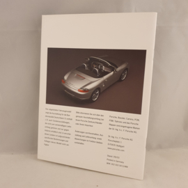 Porsche Boxster S 50 years 550 Spyder brochure 2003 - DE WVK 302 010 04