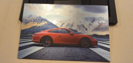 Porsche 911 991 GTS Design Alu-Dibond - gift box