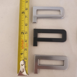 Porsche letters - 4 bij 2 cm