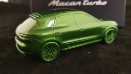 Porsche Macan Turbo 2020  Mamba vert Métallisé - Presse Papier