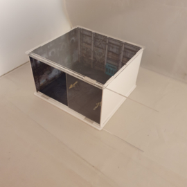 Diorama Porsche RWB Parking d'usine 1/64 Moxtoys