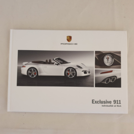 Porsche 911 991 Exclusive Hardcover Brochure 2013 - DE WSL91301000310